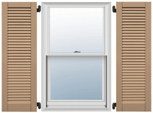 Exterior Composite Shutters - Full Louver Style