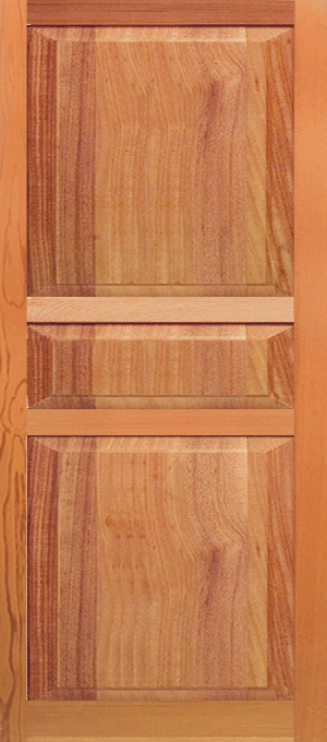 Raised Panel Style With Three Sections