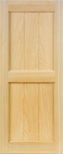 Cypress Shutters - V-Groove Style