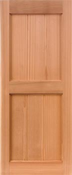 Redwood Shutters - V-Groove Style